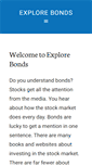 Mobile Screenshot of explorebonds.com