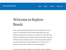 Tablet Screenshot of explorebonds.com